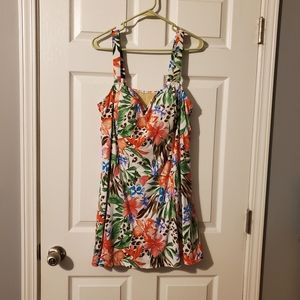 NWOT swim dress size 20 vacation floral